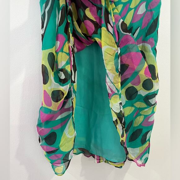 Milly of New York Vintage Y2k Babydoll Silk Dress 8 - Picture 4 of 11